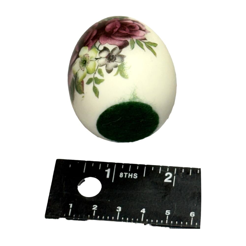 Floral Decorative Egg Rose Design 2 Inch - Picture 8 of 8
